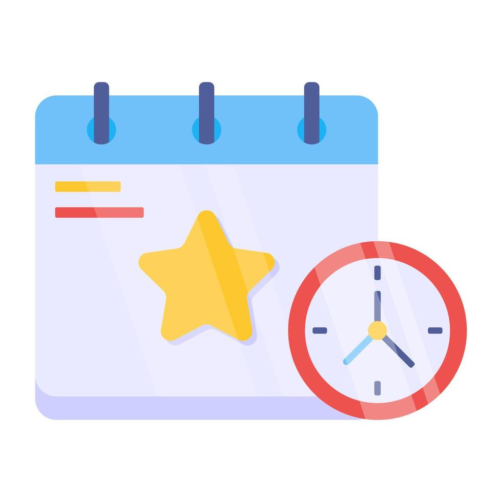 icono de diseño perfecto de horario vector