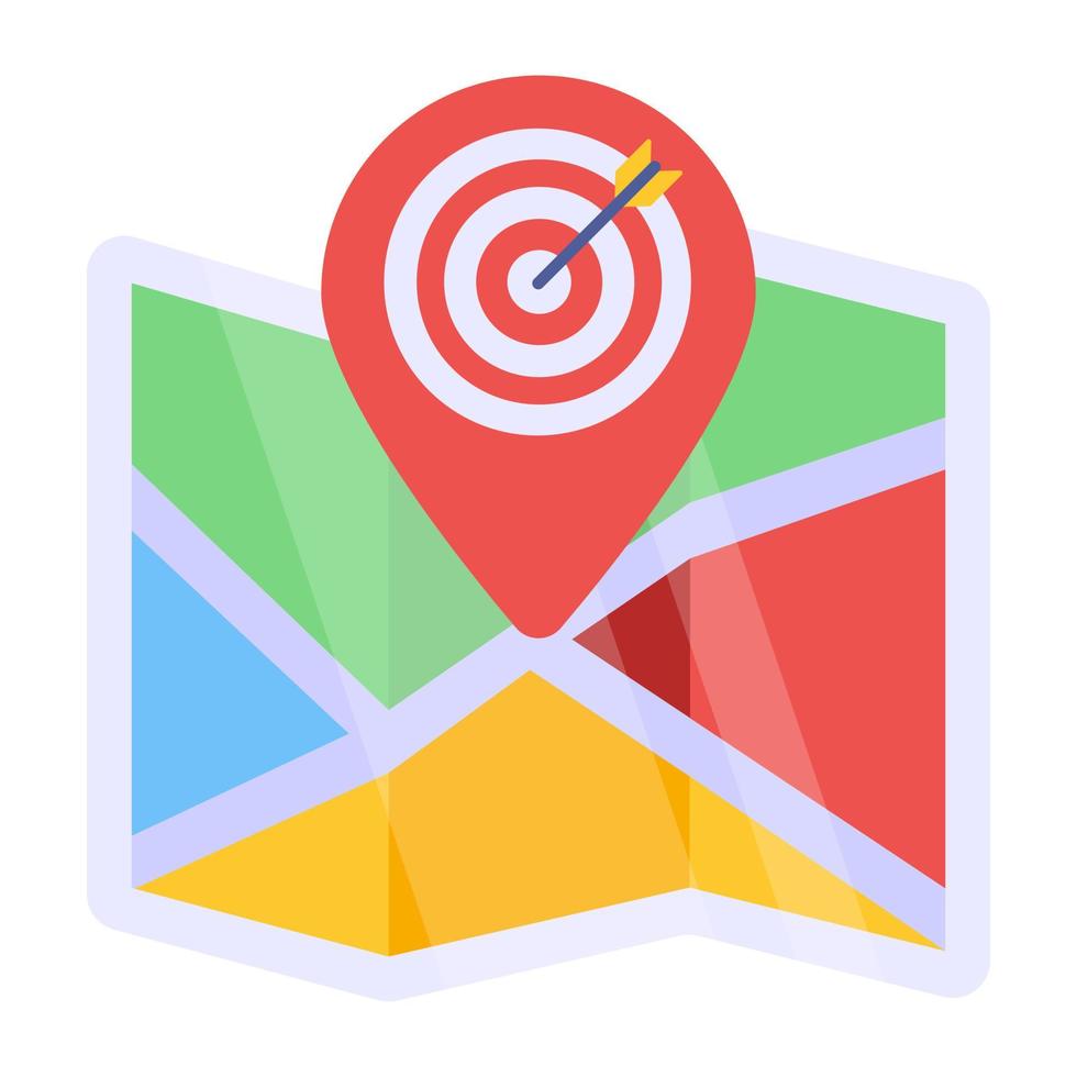 Modern design icon target location 9785092 Vector Art at Vecteezy