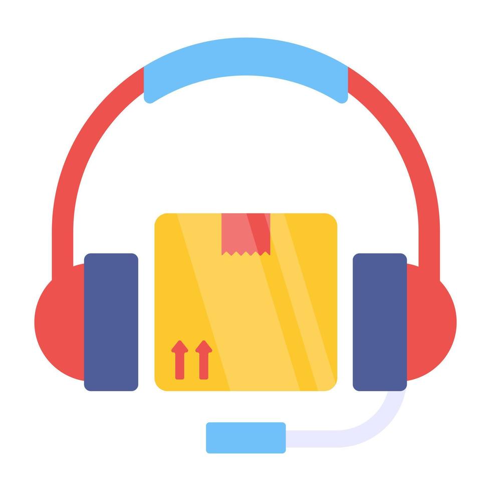 Editable design icon of logistic support vector