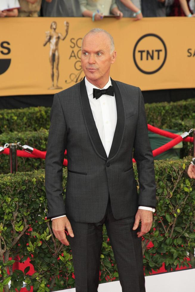 LOS ANGELES, JAN 25 - Michael Keaton at the 2015 Screen Actor Guild Awards at the Shrine Auditorium on January 25, 2015 in Los Angeles, CA photo