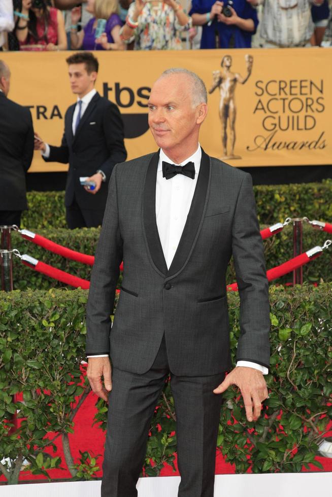 LOS ANGELES, JAN 25 - Michael Keaton at the 2015 Screen Actor Guild Awards at the Shrine Auditorium on January 25, 2015 in Los Angeles, CA photo