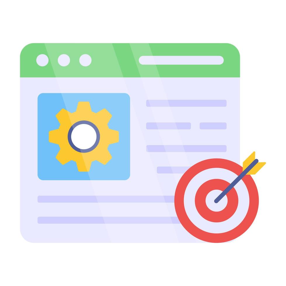 Creative design icon of web setting vector