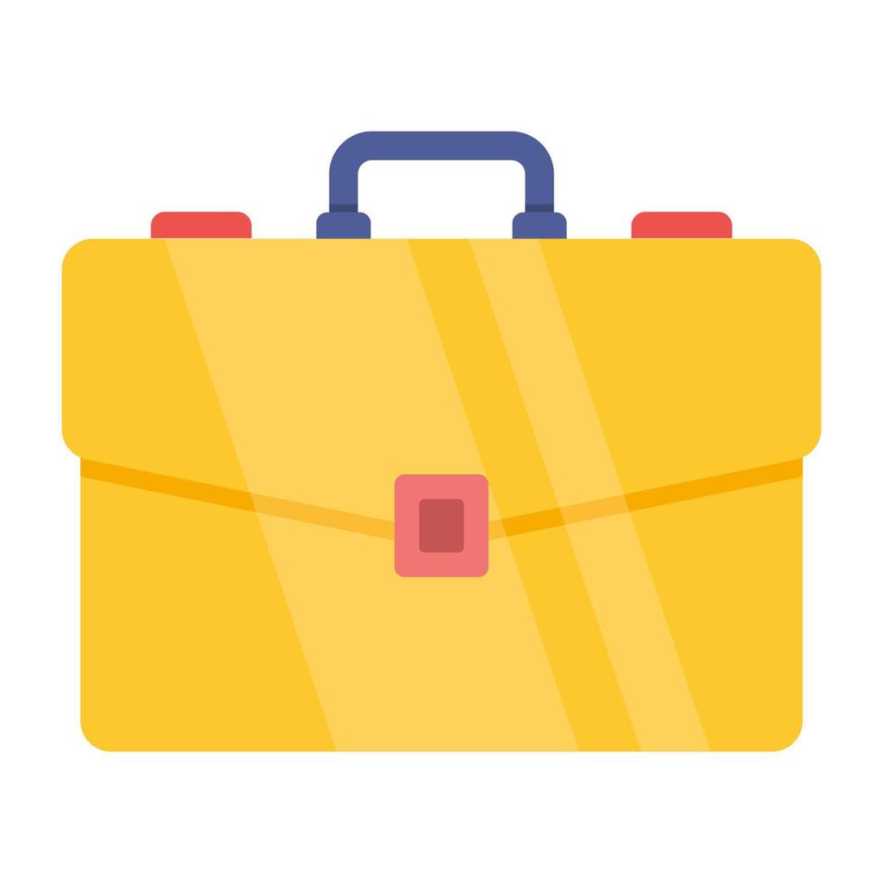 Trendy vector design of briefcase