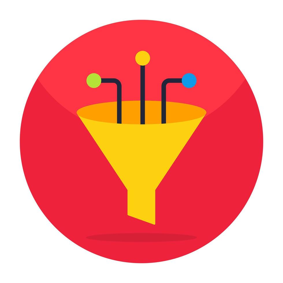 An editable design icon of funnel 9786846 Vector Art at Vecteezy