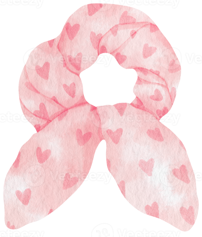 illustrazione scrunchy carina per elemento decorativo di moda png