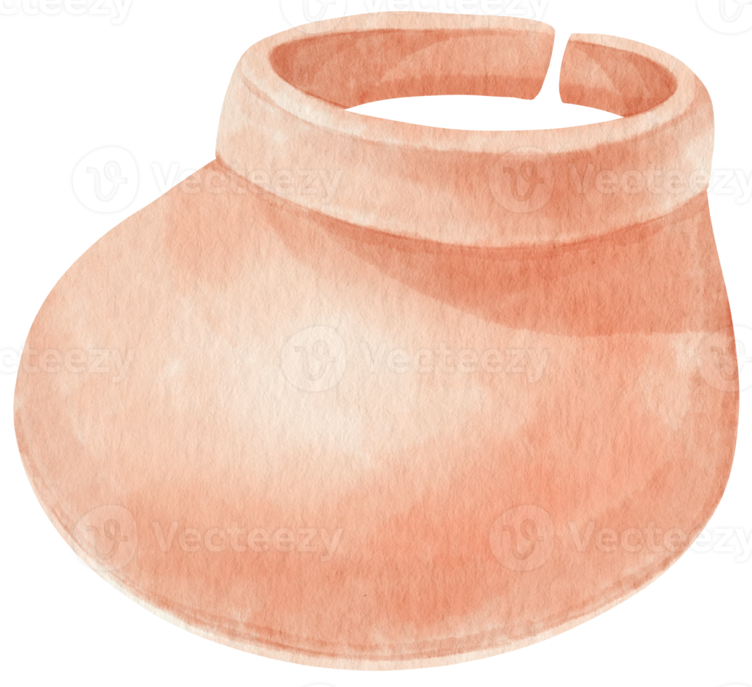 illustrazione dell'acquerello del cappello rosa carino per elemento decorativo estivo png
