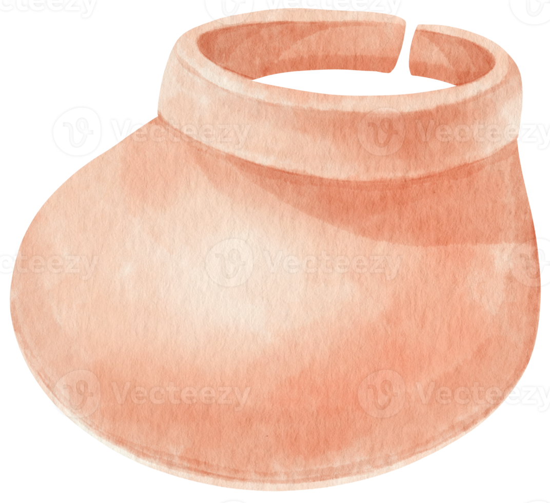 illustration aquarelle de chapeau rose mignon pour élément décoratif d'été png