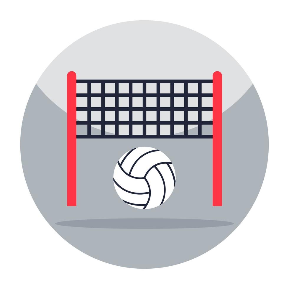 icono de descarga premium del juego de voleibol vector