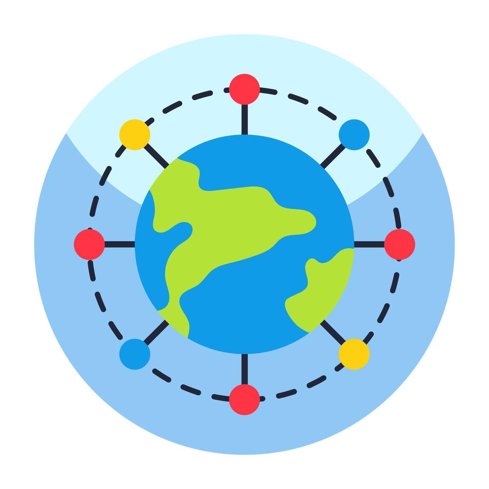 Trendy vector design of global network