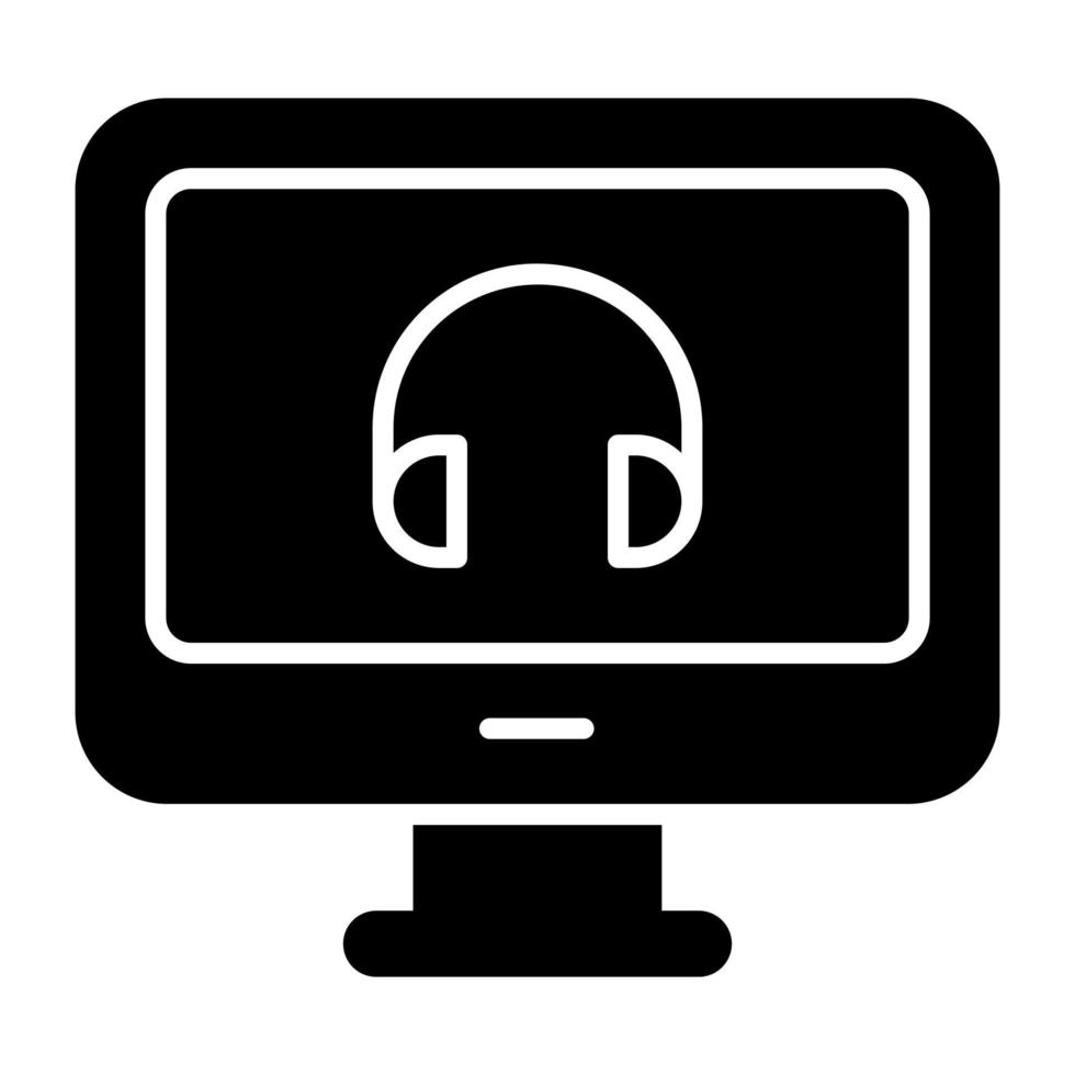 Modern design icon of online customer service vector