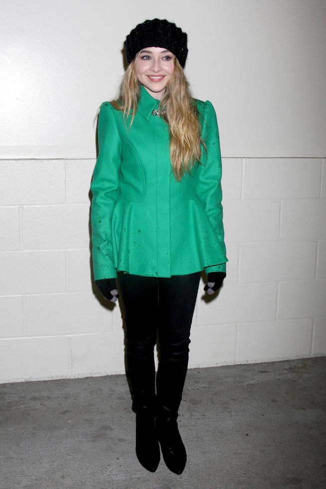 LOS ANGELES, NOV 30 - Sabrina Carpenter at the 2014 Hollywood Christmas Parade at the Hollywood Boulevard on November 30, 2014 in Los Angeles, CA photo