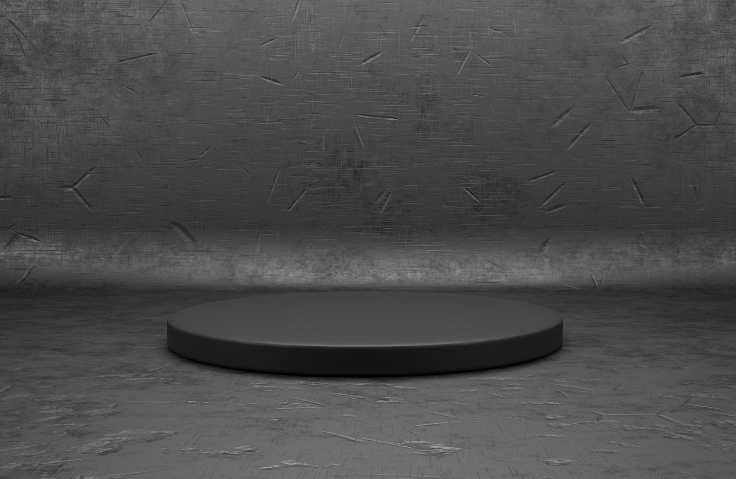 Gray 3D Product Show stage podium photo