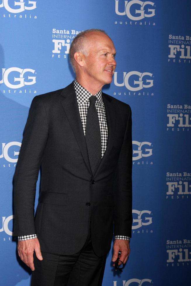 SANTA BARBARA, JAN 31 - Michael Keaton at the Santa Barbara International Film Festival, Modern Master at a Arlington Theater on January 31, 2015 in Santa Barbara, CA photo