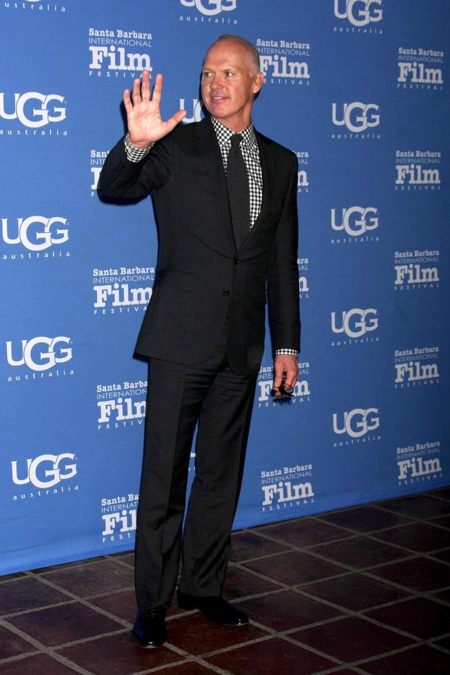 SANTA BARBARA, JAN 31 - Michael Keaton at the Santa Barbara International Film Festival, Modern Master at a Arlington Theater on January 31, 2015 in Santa Barbara, CA photo