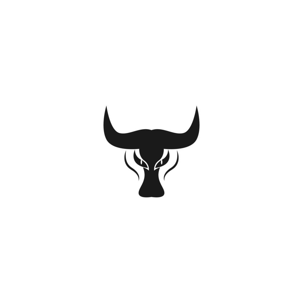 Bison icon logo design vector