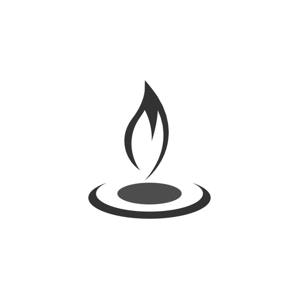 Candle icon design vector
