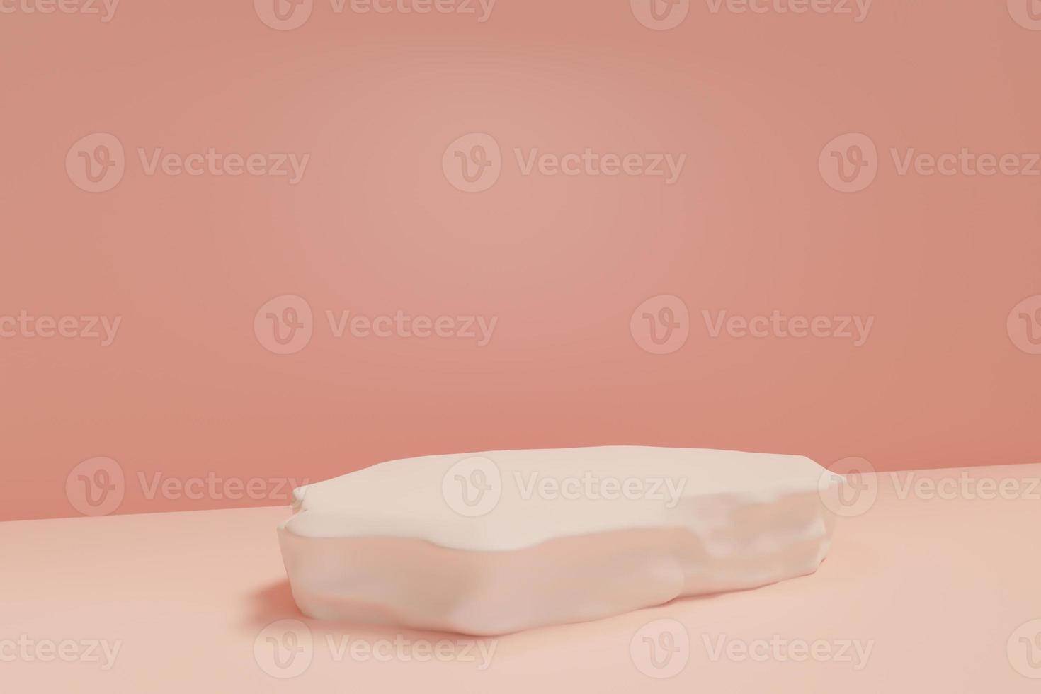 3D pink background photo