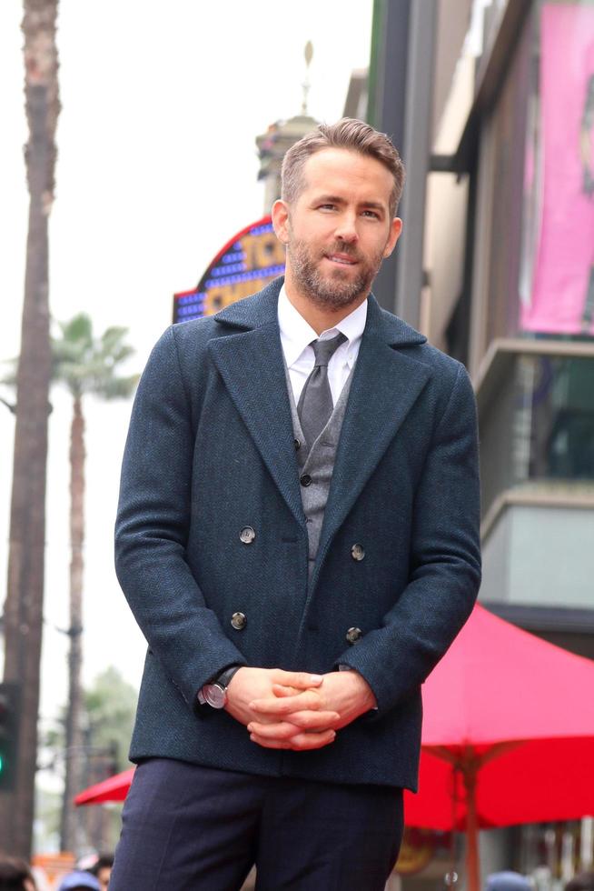 LOS ANGELES, DEC 15 - Ryan Reynolds at the Ryan Reynolds Hollywood Walk of Fame Star Ceremony at the Hollywood and Highland on December 15, 2016 in Los Angeles, CA photo