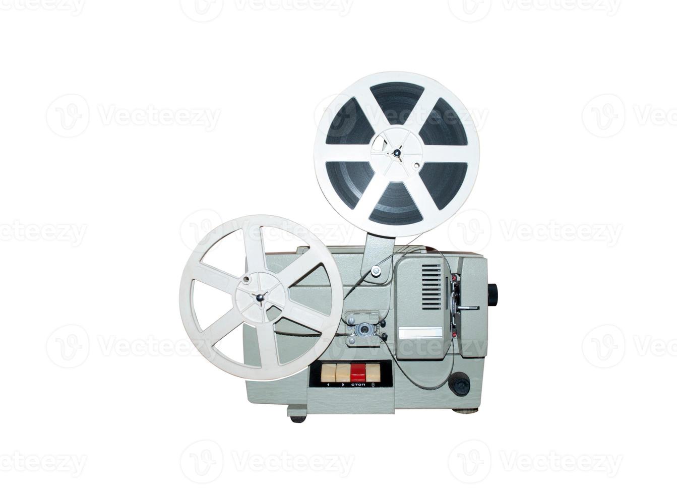 movie projector and reels photo