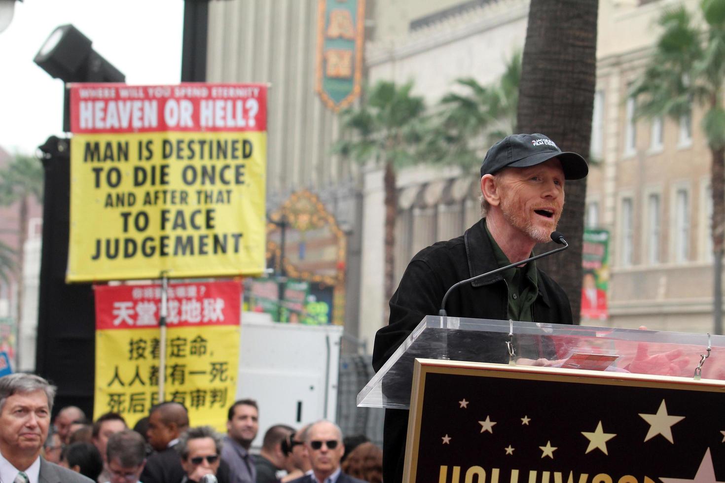 LOS ANGELES, DEC 10 - Ron Howard at the Ron Howard Star on the Hollywood Walk of Fame at the Hollywood Blvd on December 10, 2015 in Los Angeles, CA photo