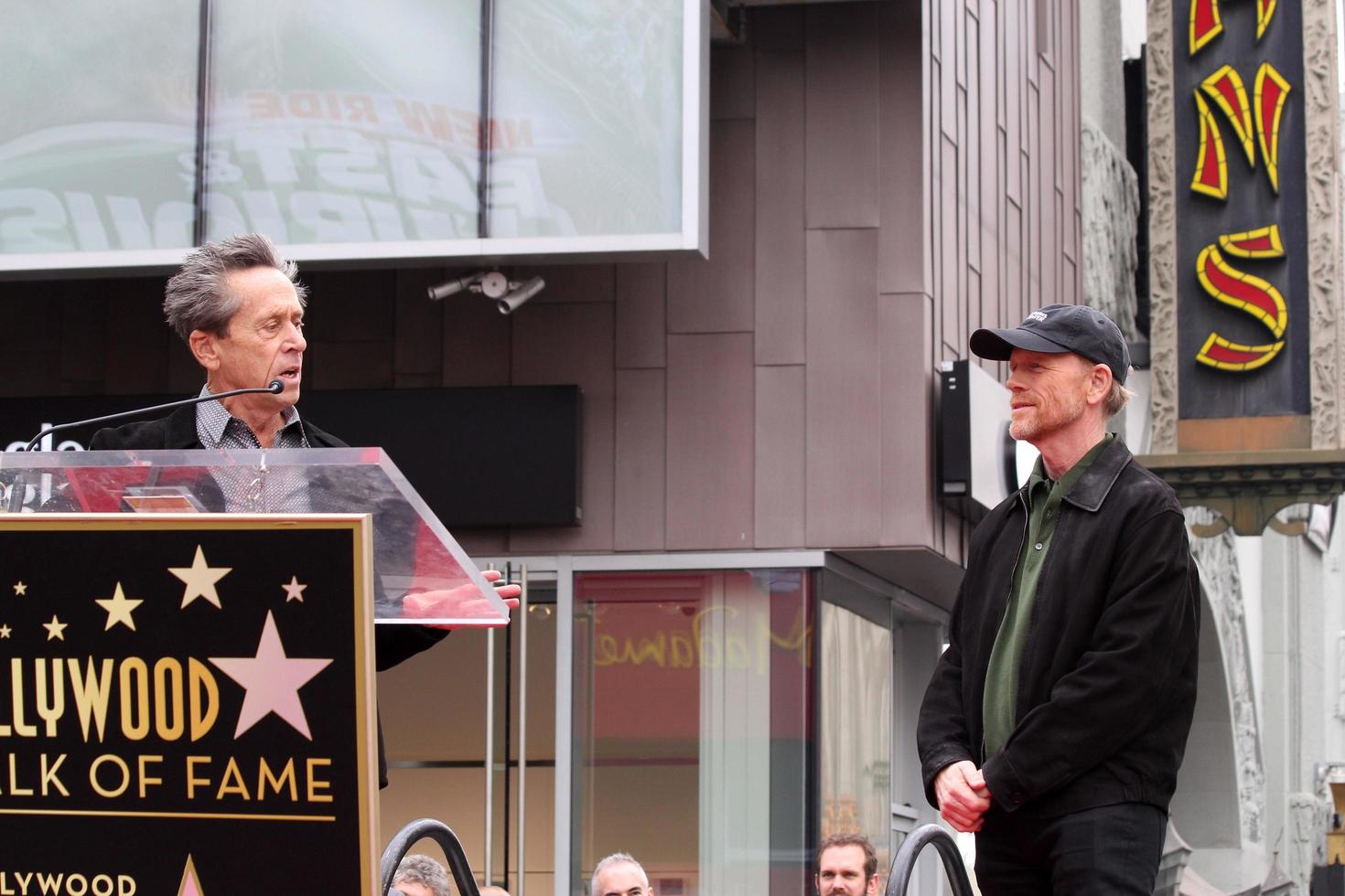 LOS ANGELES, DEC 10 - Brian Grazer, Ron Howard at the Ron Howard Star on the Hollywood Walk of Fame at the Hollywood Blvd on December 10, 2015 in Los Angeles, CA photo