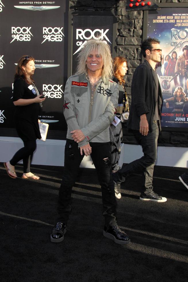 LOS ANGELES, JUN 8 - C C DeVille arriving at Rock of Ages World Premiere at Graumans Chinese Theater on June 8, 2012 in Los Angeles, CA photo