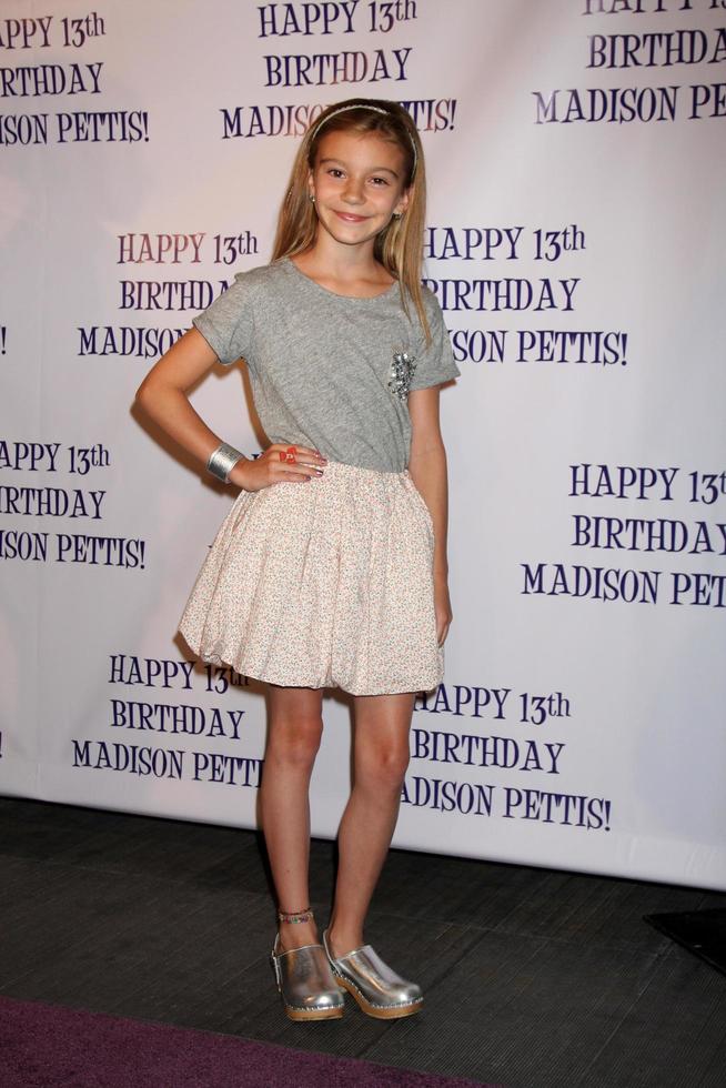 LOS ANGELES, JUL 31 - G Hannelius arriving at the13th Birthday Party for Madison Pettis at Eden on July 31, 2011 in Los Angeles, CA photo
