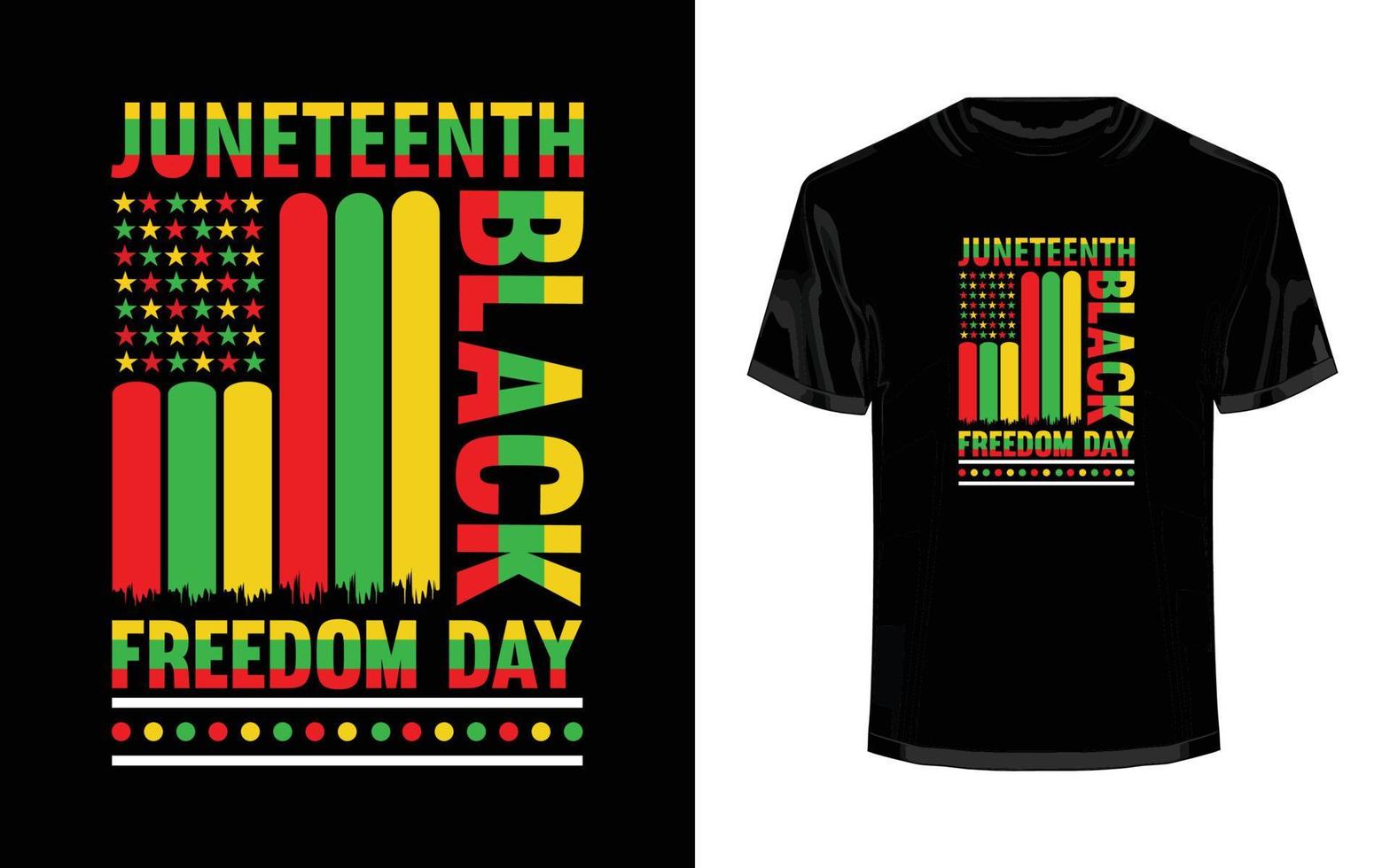 Juneteenth t shirt design vector