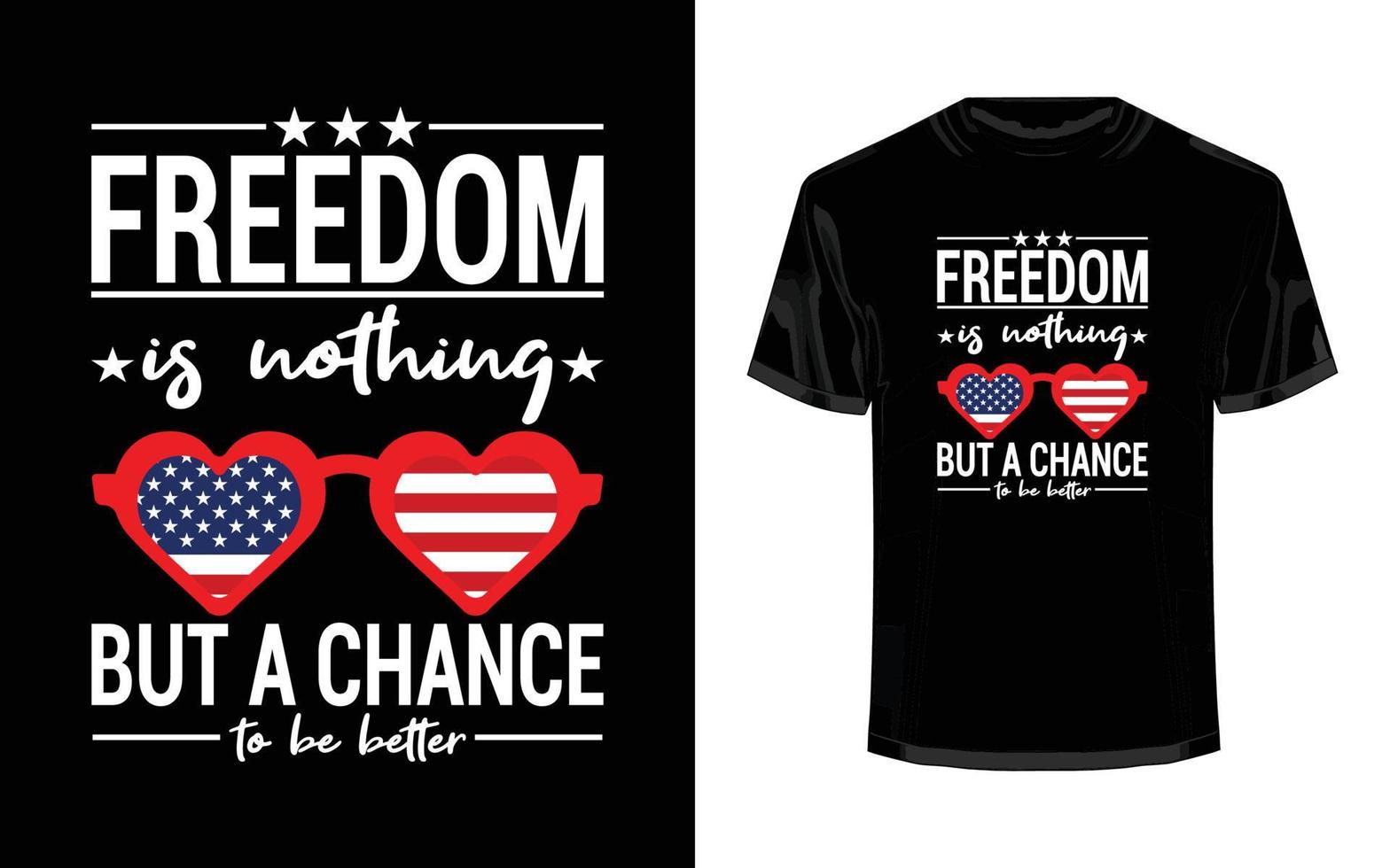 4th July t shirt design vector