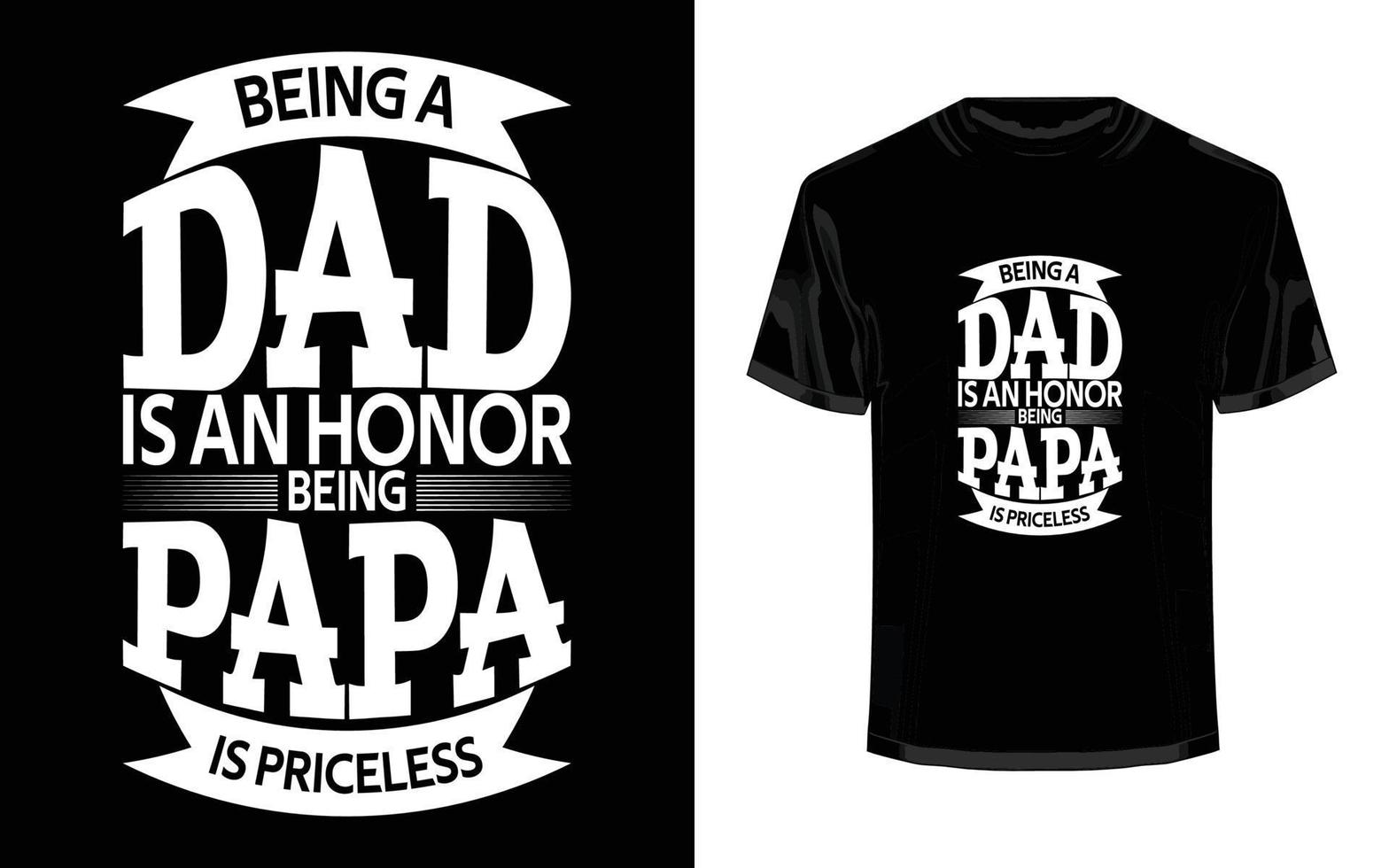 fathers day t shirt design vector