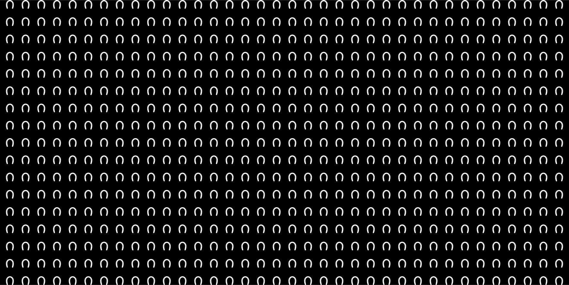Horseshoe Motifs Pattern. Decoration for Interior, Exterior, Carpet, Textile, Garment, Cloth, Silk, Tile, Plastic, Paper, Wrapping, Wallpaper, Pillow, Sofa, Background, Ect. Vector Illustration