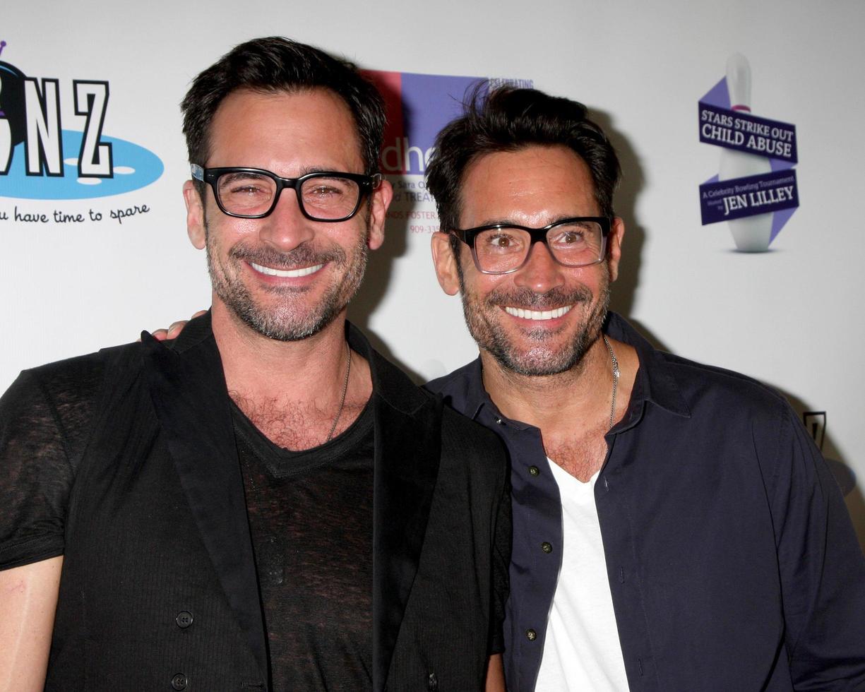 LOS ANGELES, OCT 19 -  Lawrence Zarian, Gregory Zarian at the First Annual Stars Strike Out Child Abuse event to benefit Childhelp at Pinz Bowling Center on October 19, 2014 in Studio City, CA photo