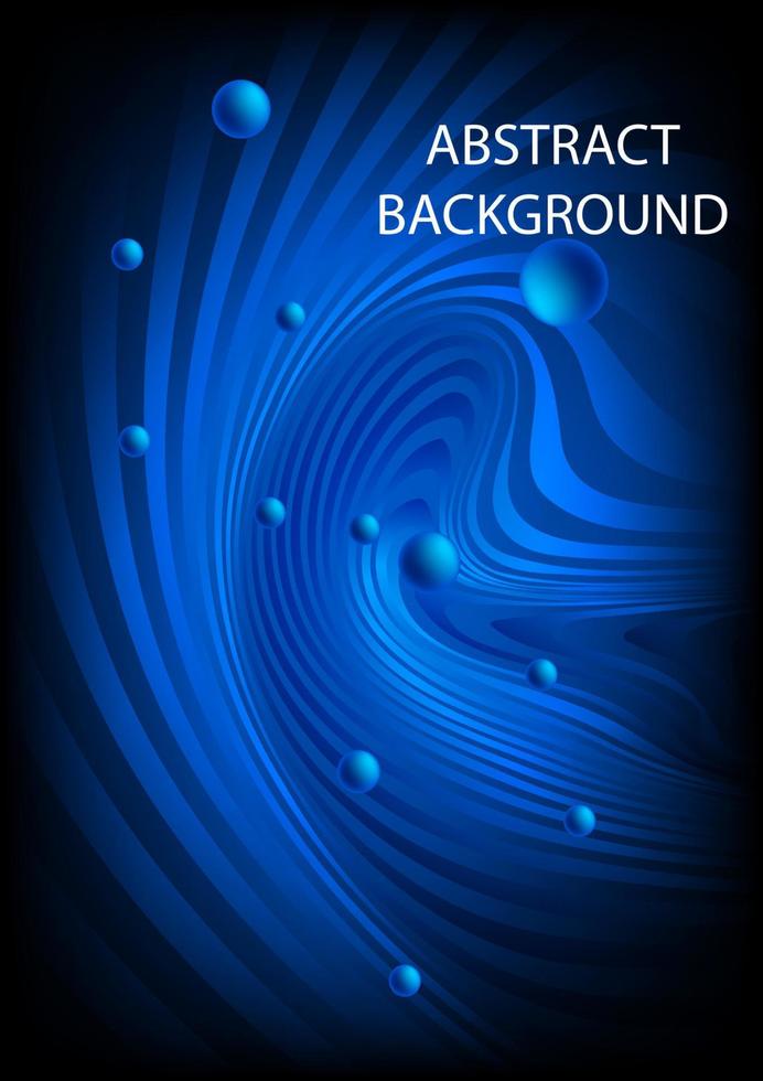 abstract background blue circle curve and spin bright glow,  vector illustration
