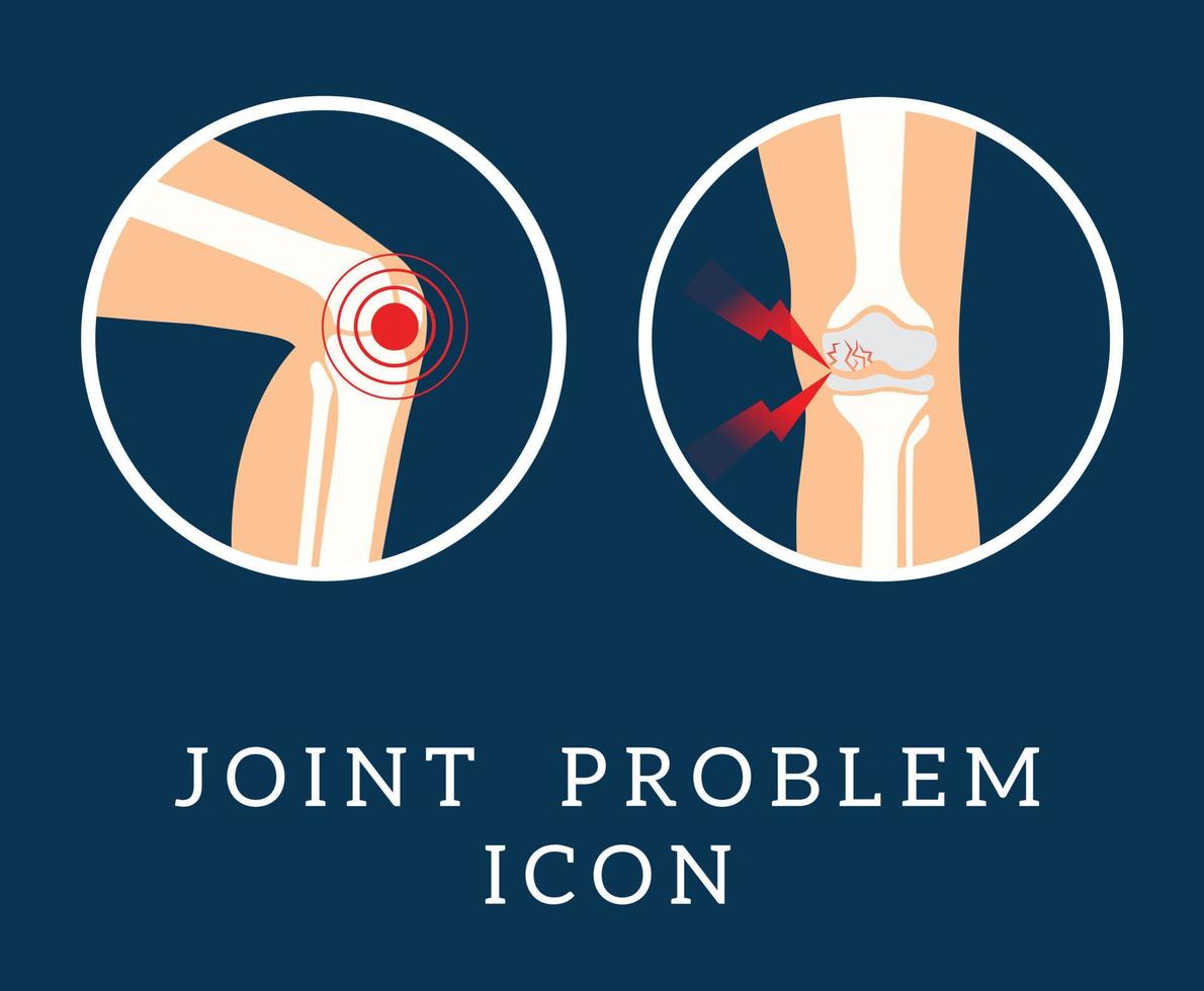 joint problem icon vector illustration.