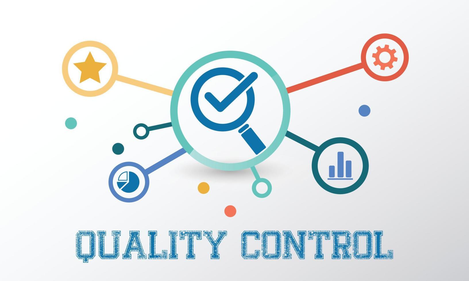 quality control icon vector illustration.