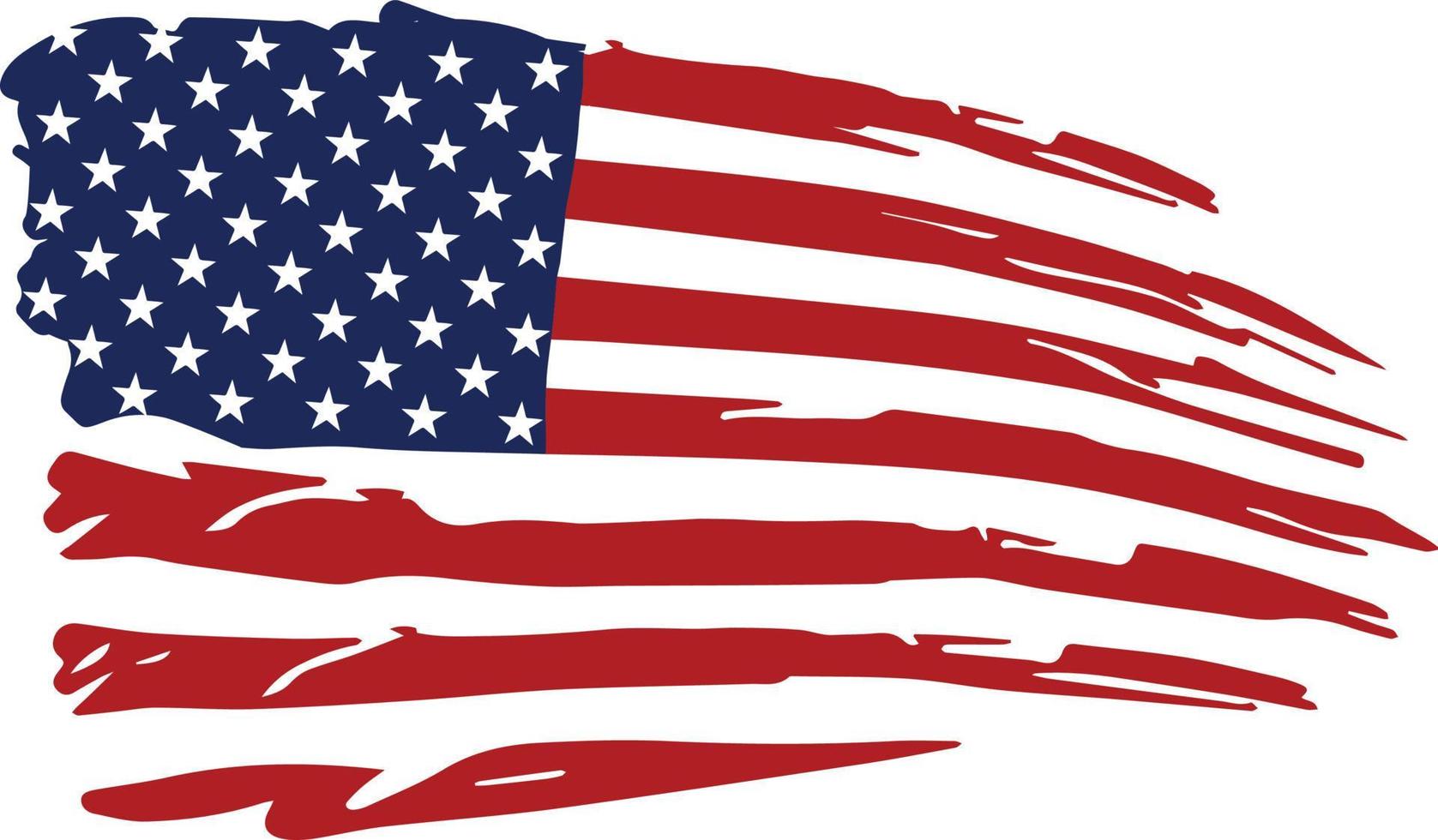 Distressed Usa Flag. Distressed Usa Flag.