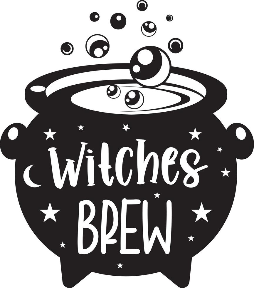 Witches Brew Cauldron vector