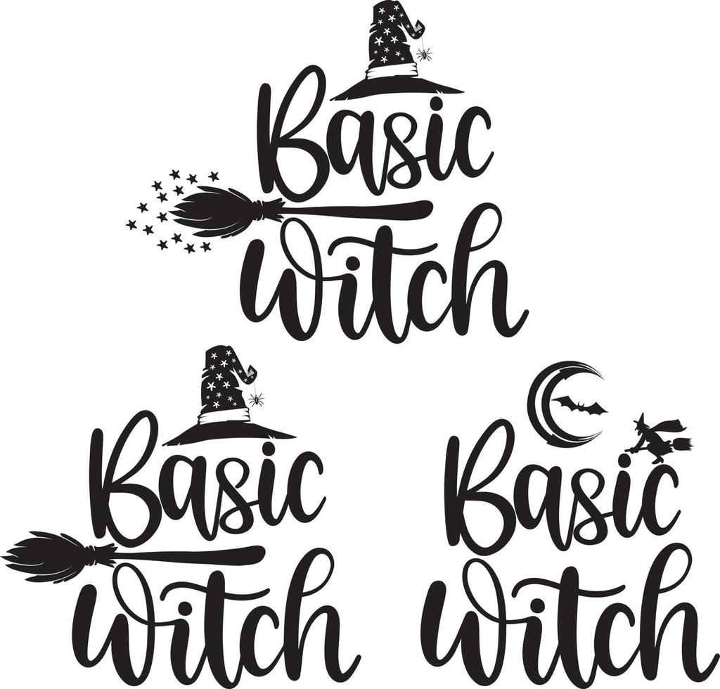 Basic Witch Halloween vector