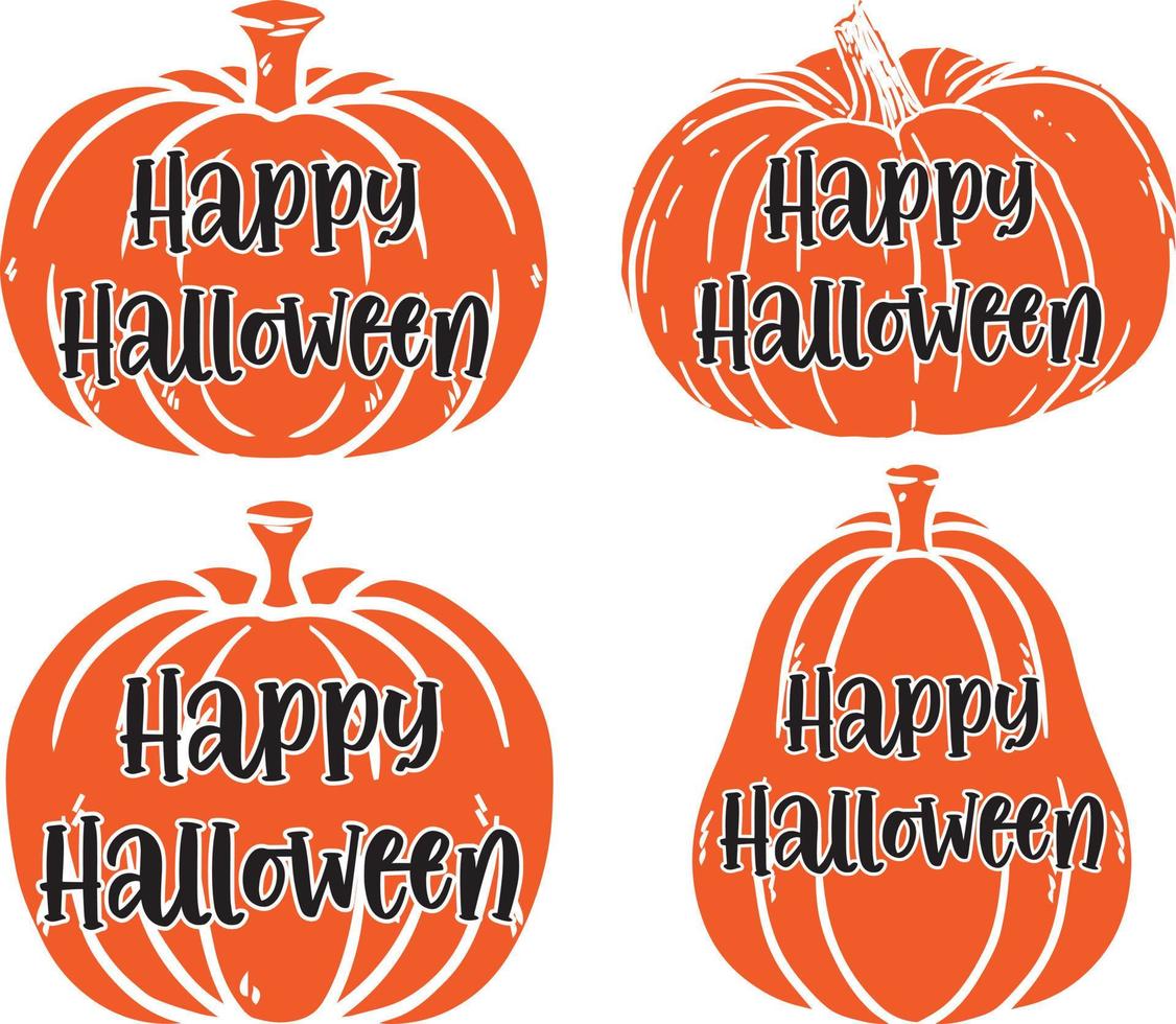 Happy Halloween Pumpkin vector