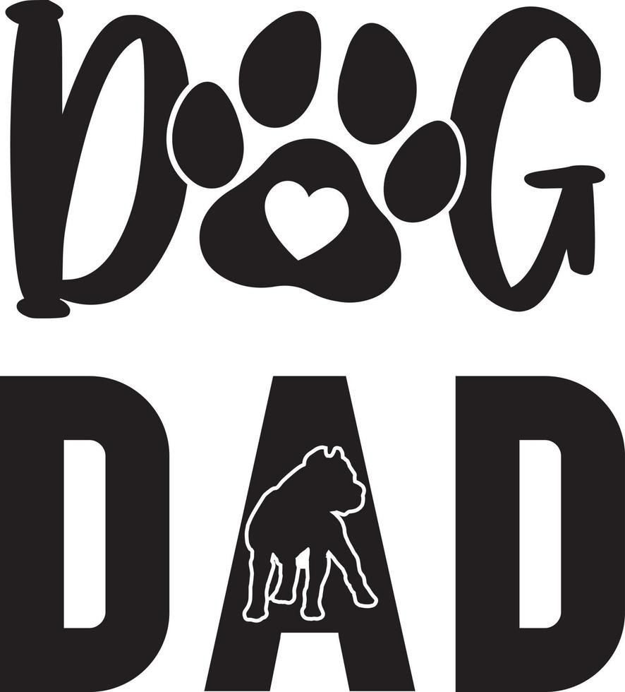 Dog Dad 1 Vector File
