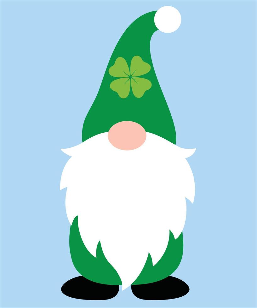 St Patrick's Day Gnome 3 vector