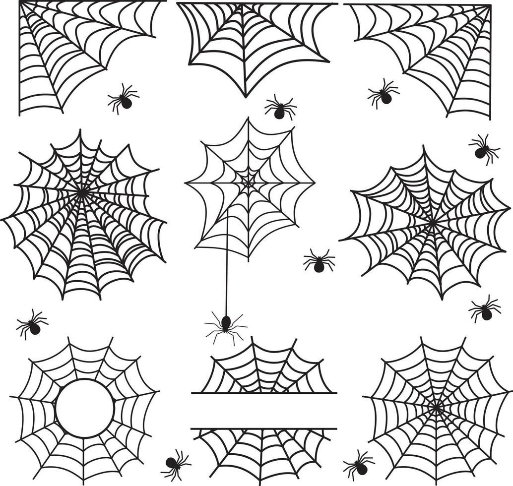 Spiderweb Halloween Vector File