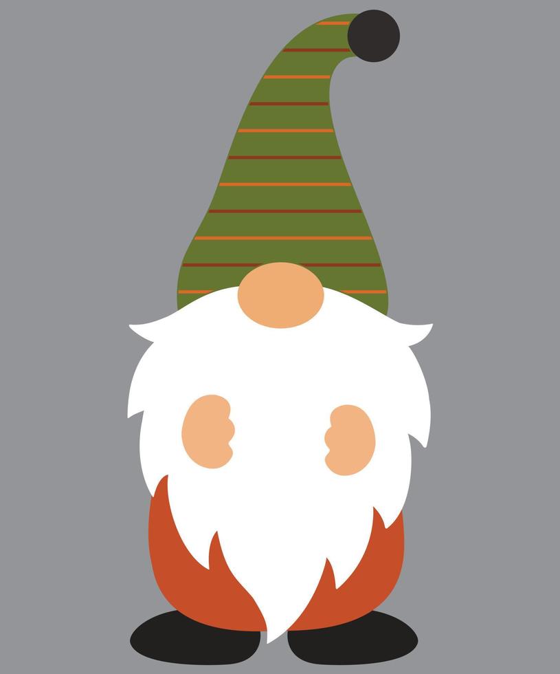 Fall Gnome 7 Vector File