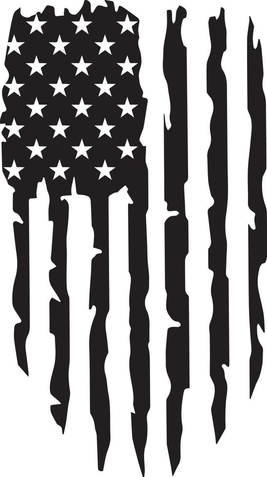 Distressed American Flag 01 vector