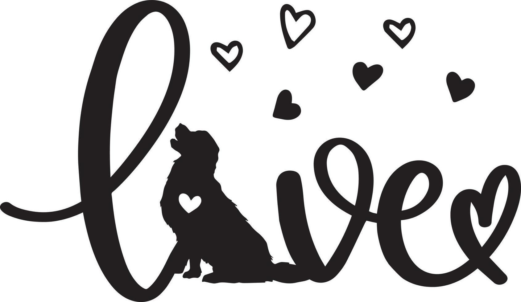 golden retriever amor 1 vector