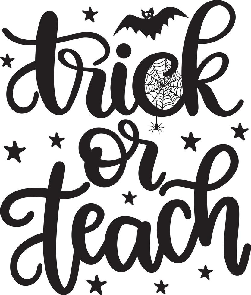 Trick or Teach 2 vector