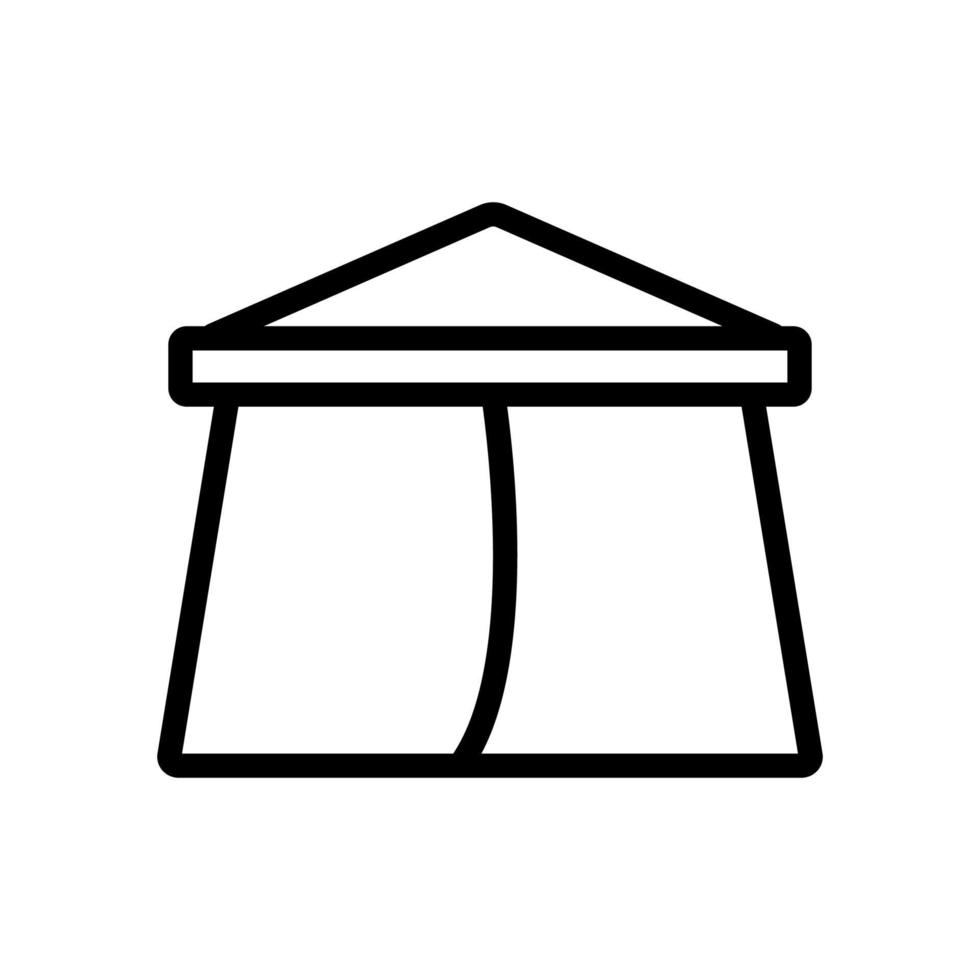 vector de icono de tienda. ilustración de símbolo de contorno aislado