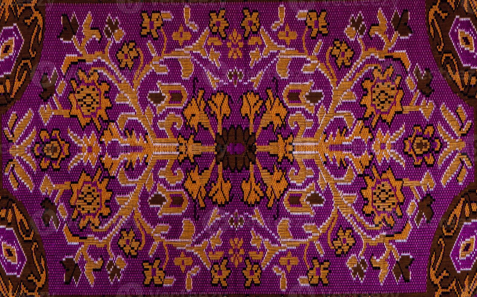 Romanian folk seamless pattern ornaments. Romanian traditional embroidery. Ethnic texture design. Traditional carpet design. Carpet ornaments. Rustic carpet design. photo