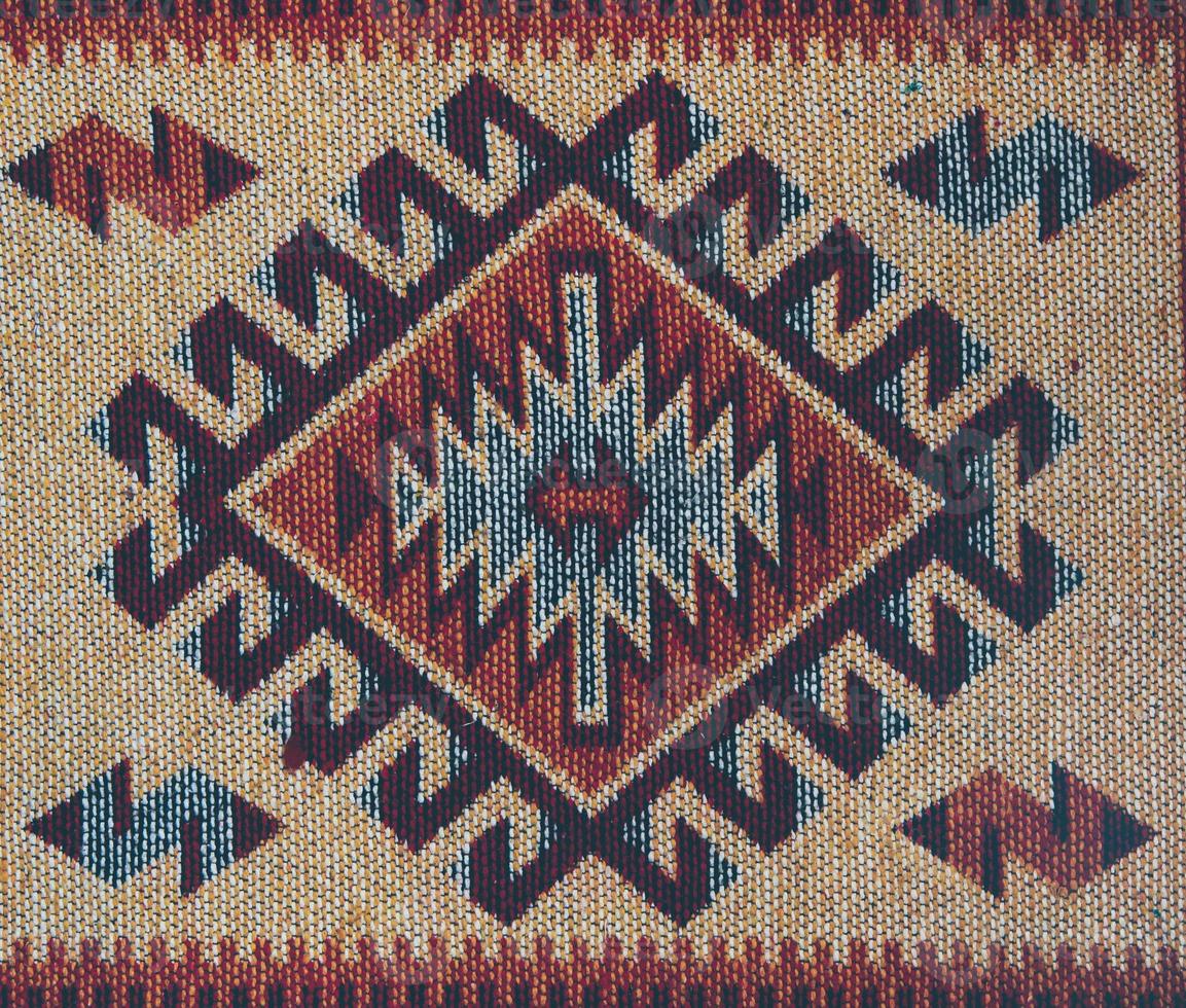 Romanian folk seamless pattern ornaments. Romanian traditional embroidery. Ethnic texture design. Traditional carpet design. Carpet ornaments. Rustic carpet design. photo