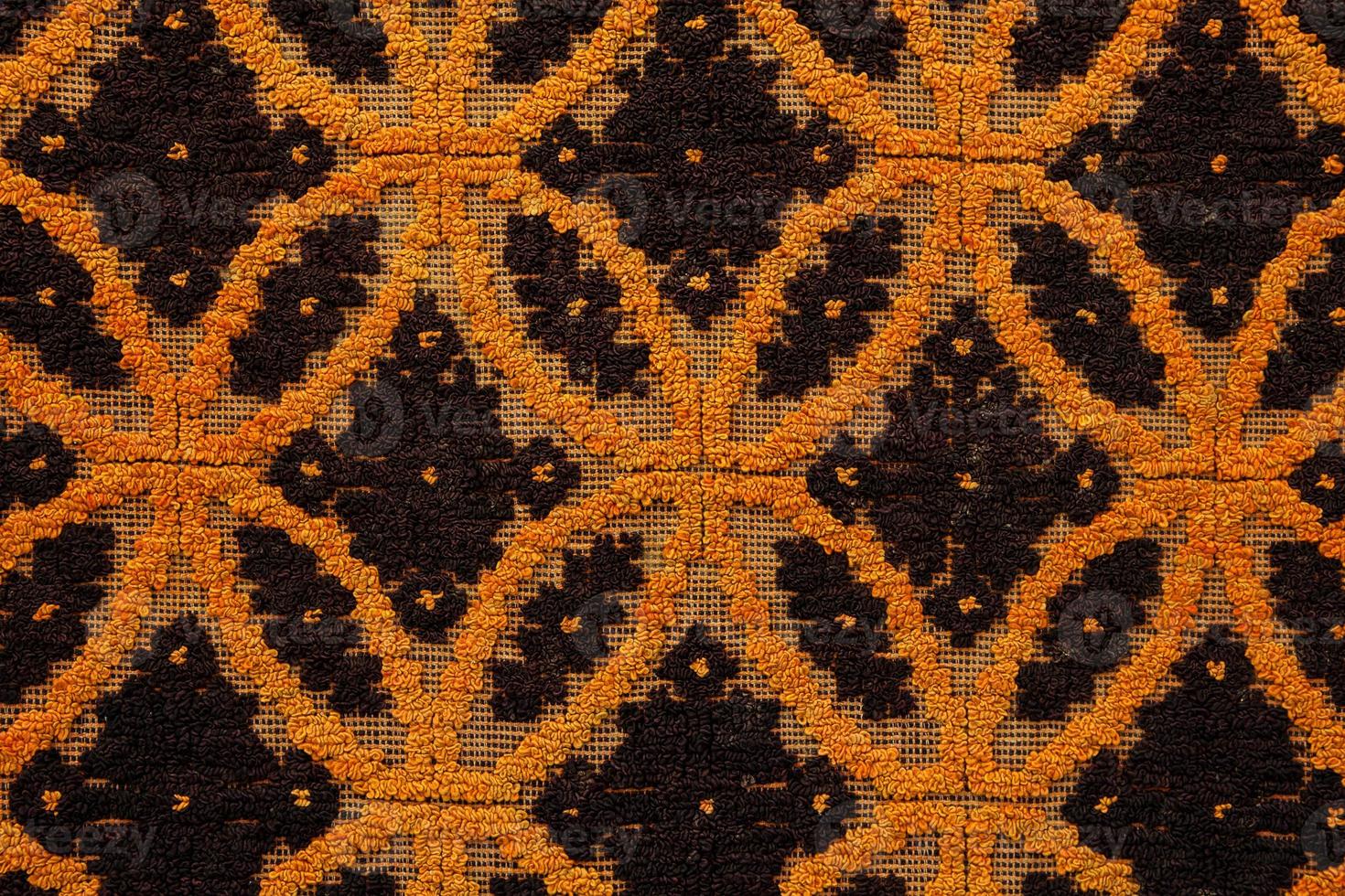 Romanian folk seamless pattern ornaments. Romanian traditional embroidery. Ethnic texture design. Traditional carpet design. Carpet ornaments. Rustic carpet design photo
